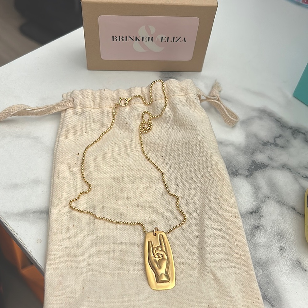 Brinier & Eliza Gold Necklace